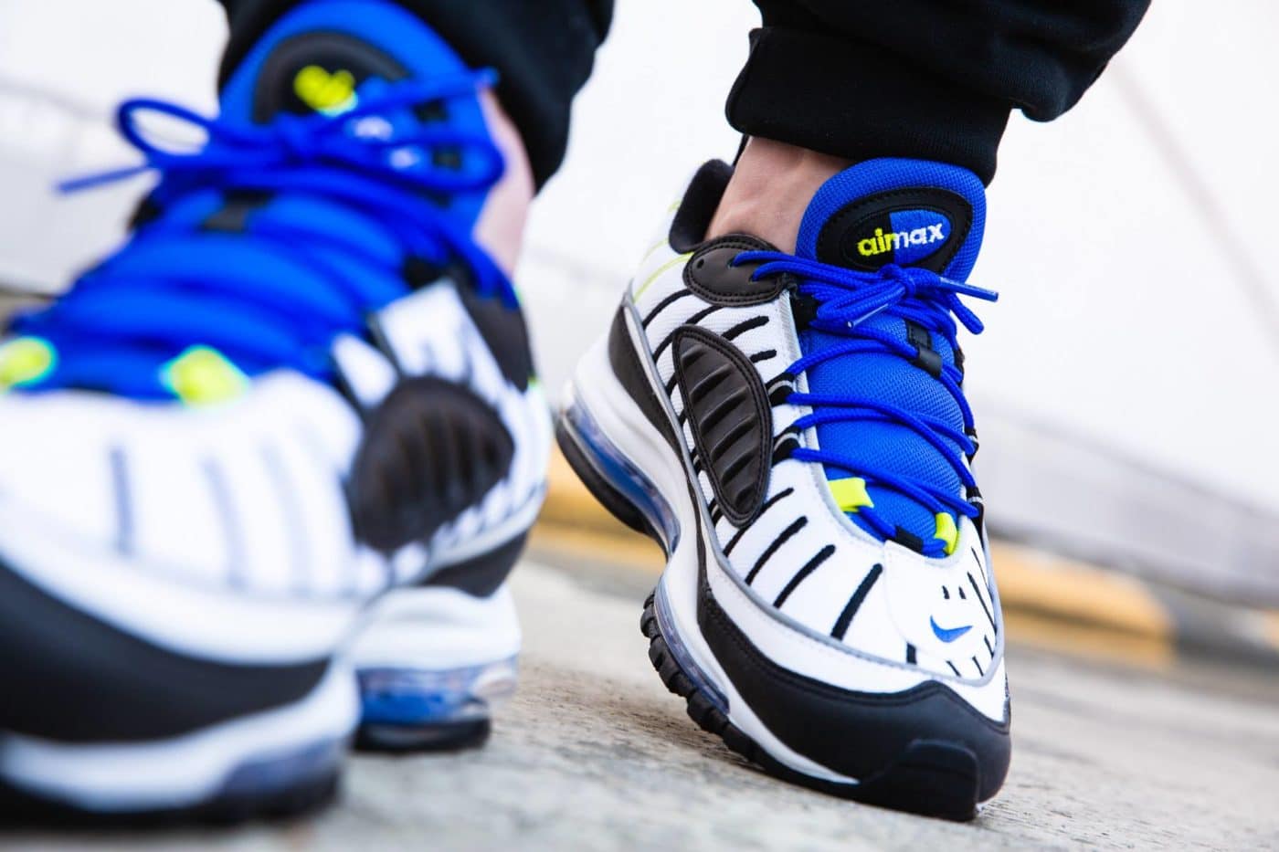 Air max 98 shop racer blue yellow